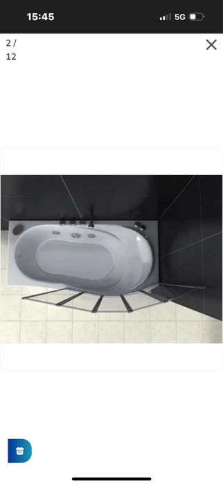 Paravan de cada pliabil Rea Idea crom 120x140 cm mobil