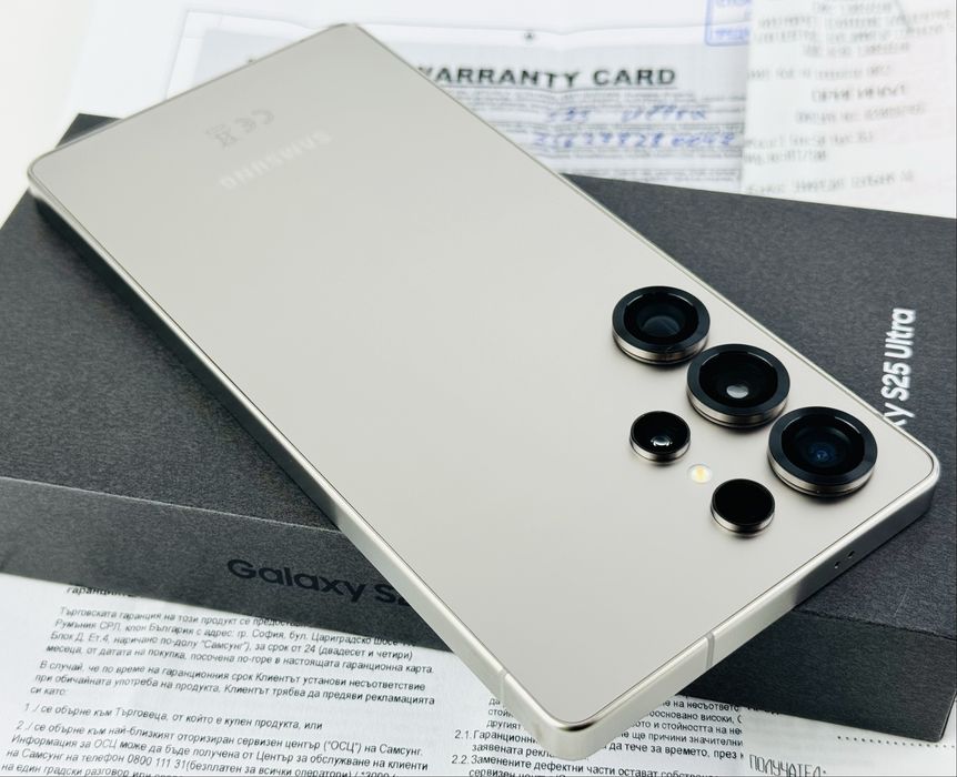 Samsung Galaxy S25 Ultra 5G 256GB 12RAM Gray Перфектен! 2г. Гаранция!