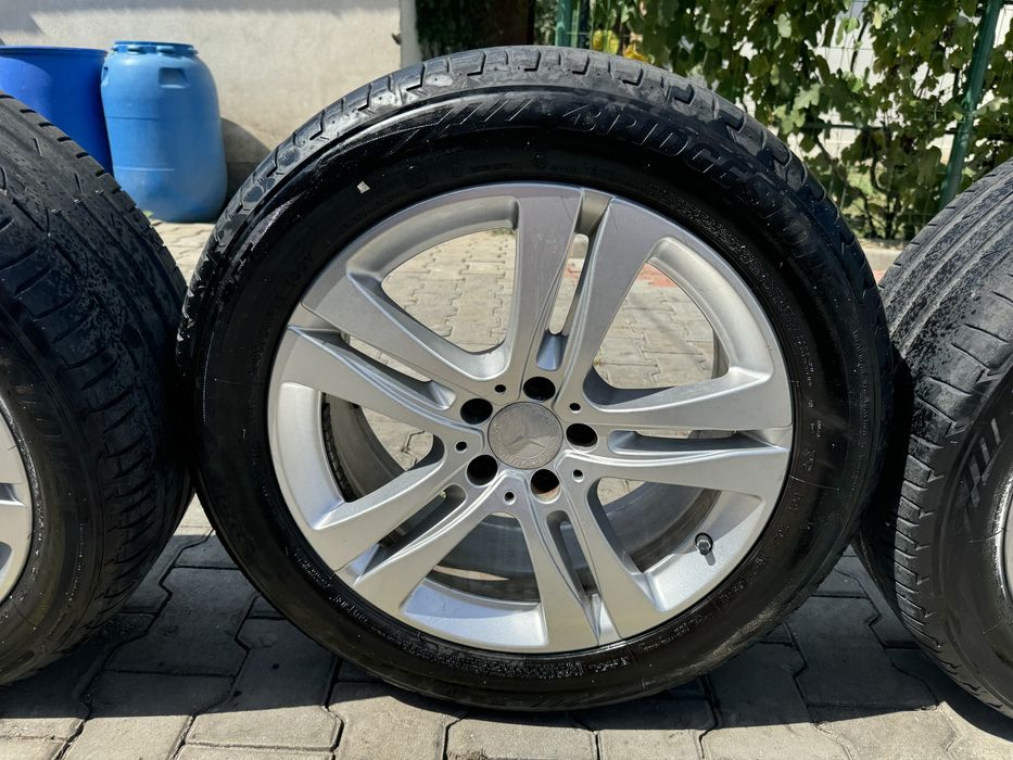 Jante S class W222 R18 cu anvelope vara Bridgestone RFT