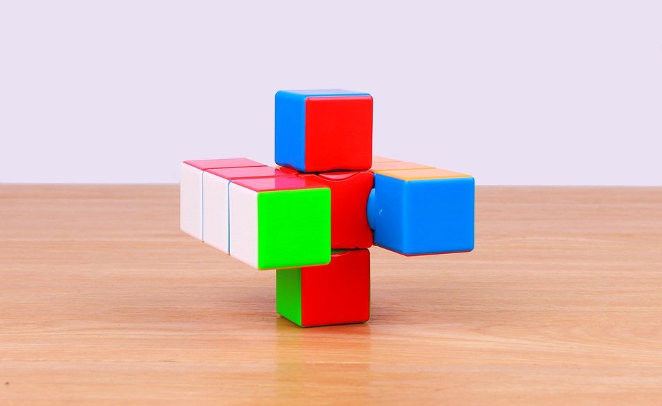 Cub rubik magic 1x3x3, modelabil, puzzle 3D, antistres