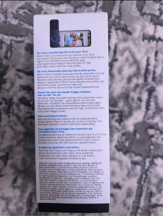 Blink Video Doorbell Alexa