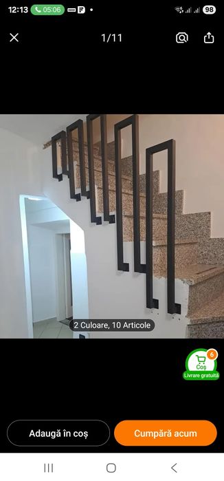 Balustrada in forma de U