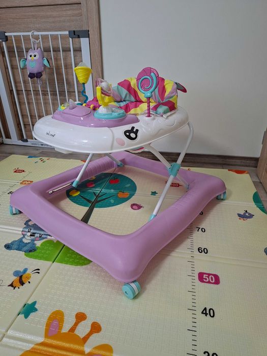 Детска проходилка Unicorn CANGAROO - лилава