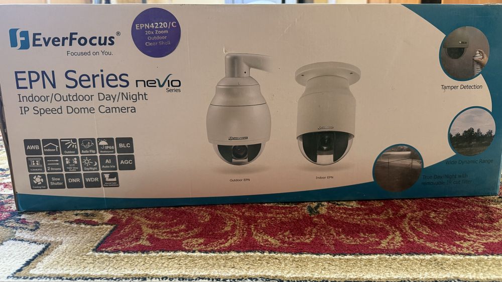 Продам уличную IP-камеру EverFocus EPN4220 — 20× оптика, Day/Night