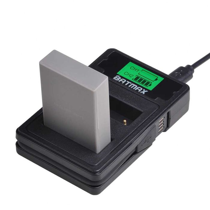 Set 2 acumulatori BLS-5 BLS-1 BLS-50 incarcator dublu camere Olympus