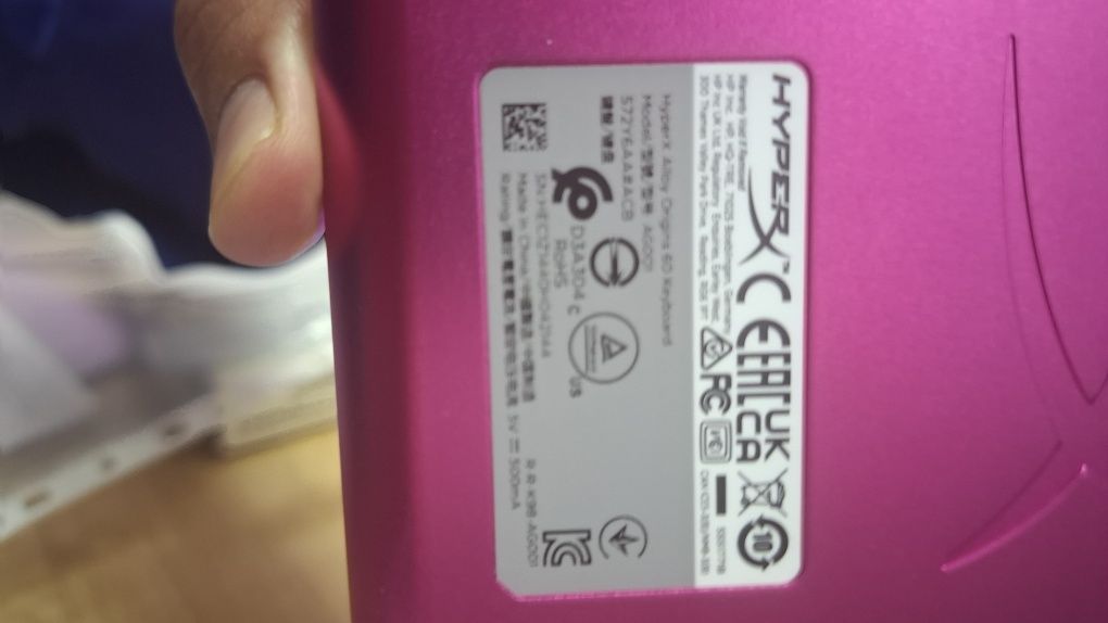 Клавиатура HyperX Alloy Origins 60