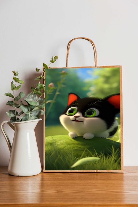 Sacose de hartie/panza personalizate