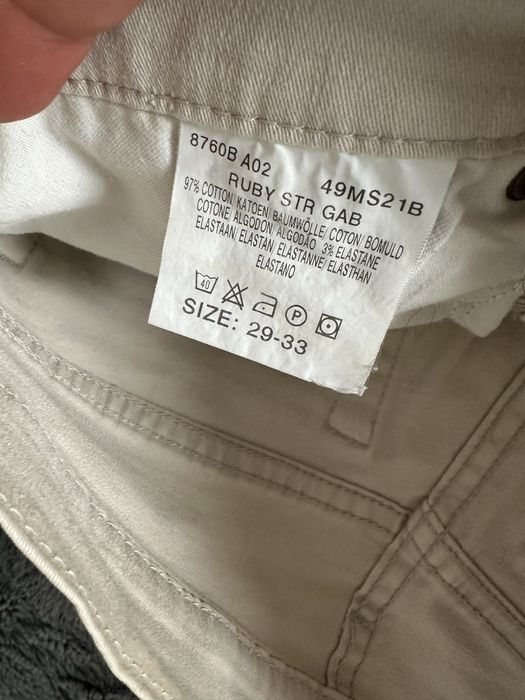 Pantaloni bărbătești 100% bumbac crem