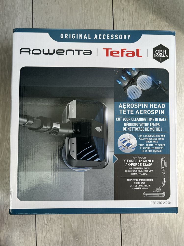 Rowenta cap de aspirare activ Aerospin Aqua