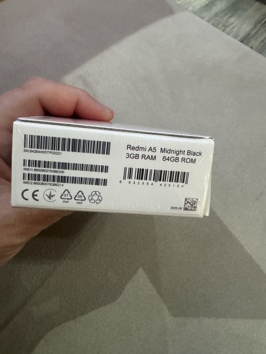 Xiaomi redmi A5 неразопакован, нов