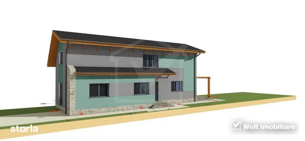 Casa veche cu autorizatie de constructie, 55 mp, teren 345, Someseni