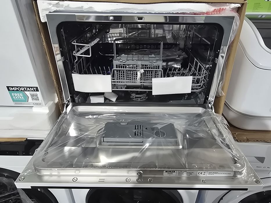 Нова мини/малка съдомиялна машина кубче Muhler CDW655WA