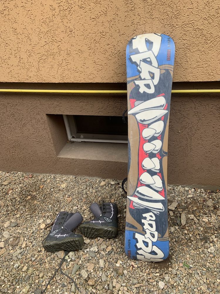 Placa snowboard + boots 40,5