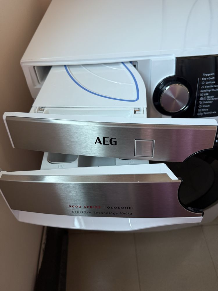 Комбинирана пералня със сушилня AEG 9000 SERIES OKOKOMBI
