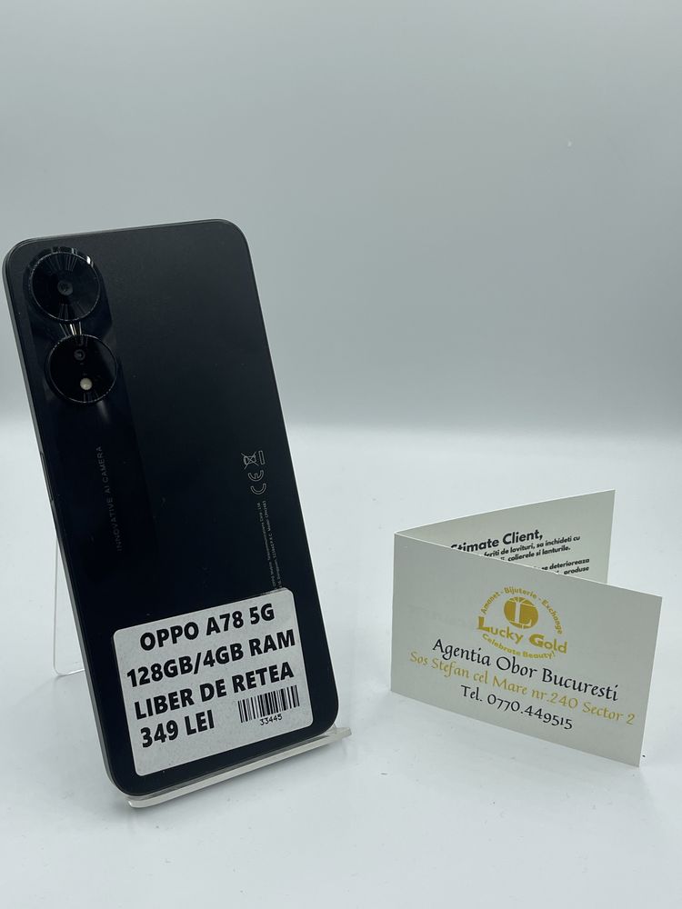 Oppo A78 5G 128 GB / 4 GB RAM #33445