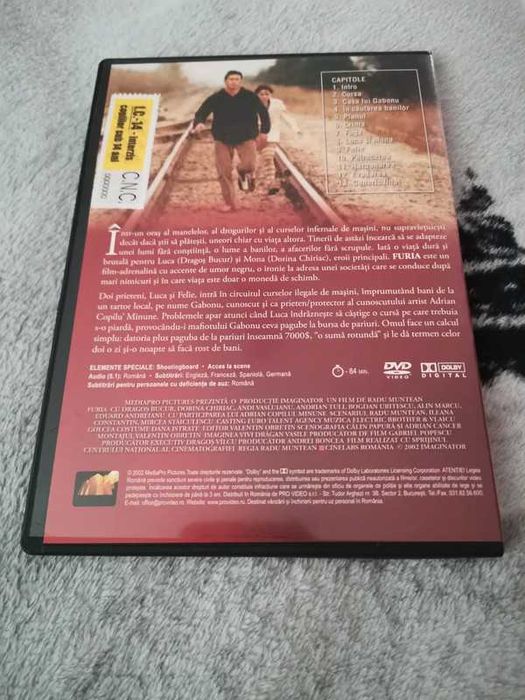DVD: FURIA cu Dragos Bucur, Dorina Chiriac
