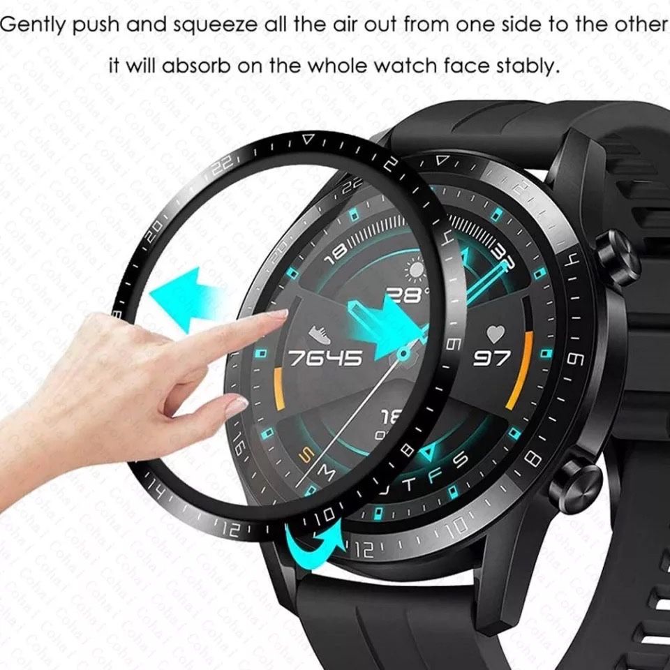 Folie protectie hibrid 3d pentru Huawei GT2, GT2 pro, Watch 3 pro