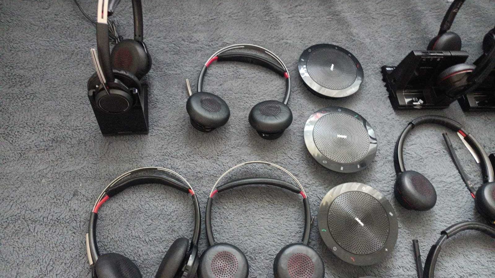 Set Căști & Speaker Business – Poly Jabra Plantronics Profesionale