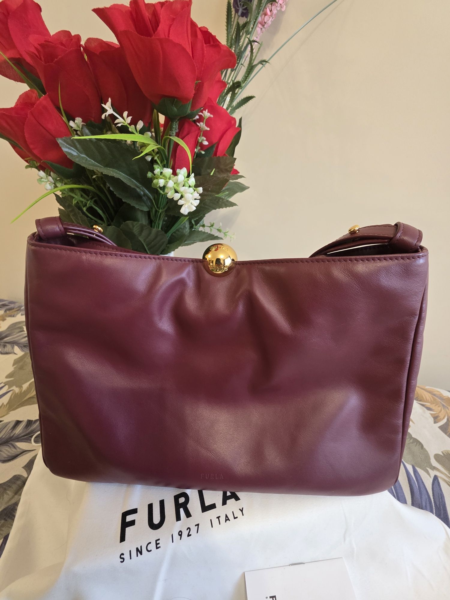 Furla Sfera Soft Ribes Red