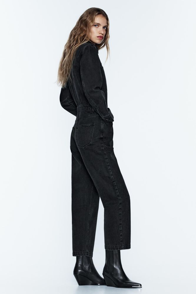 Гащеризон Zara черен деним