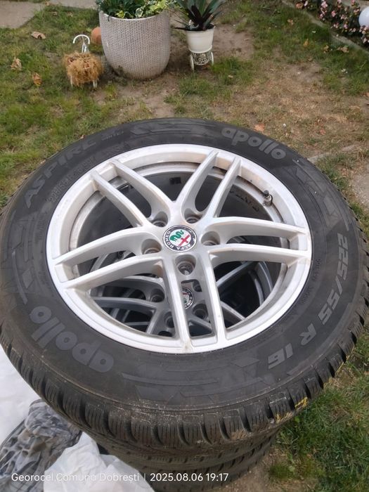 Set complet 4 jante aliaj R16 cu anvelope
