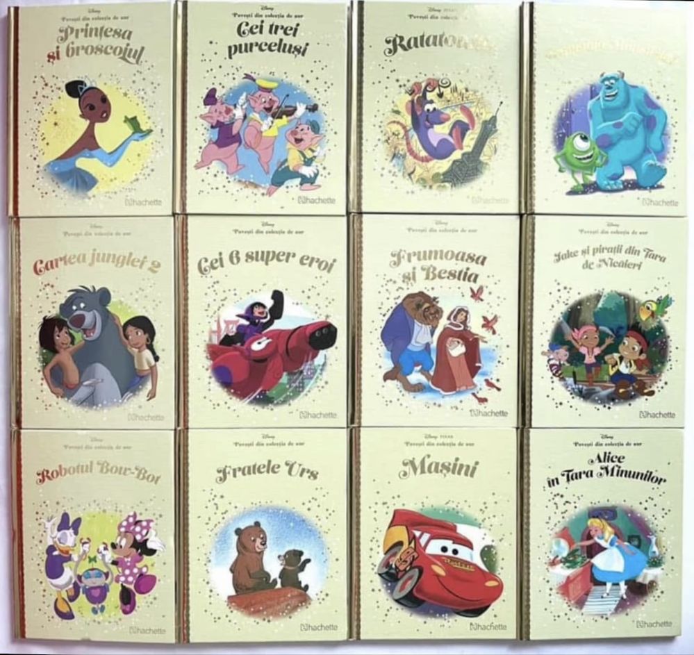Carti Disney coletia de aur Hachett povesti aurii 100 de carti