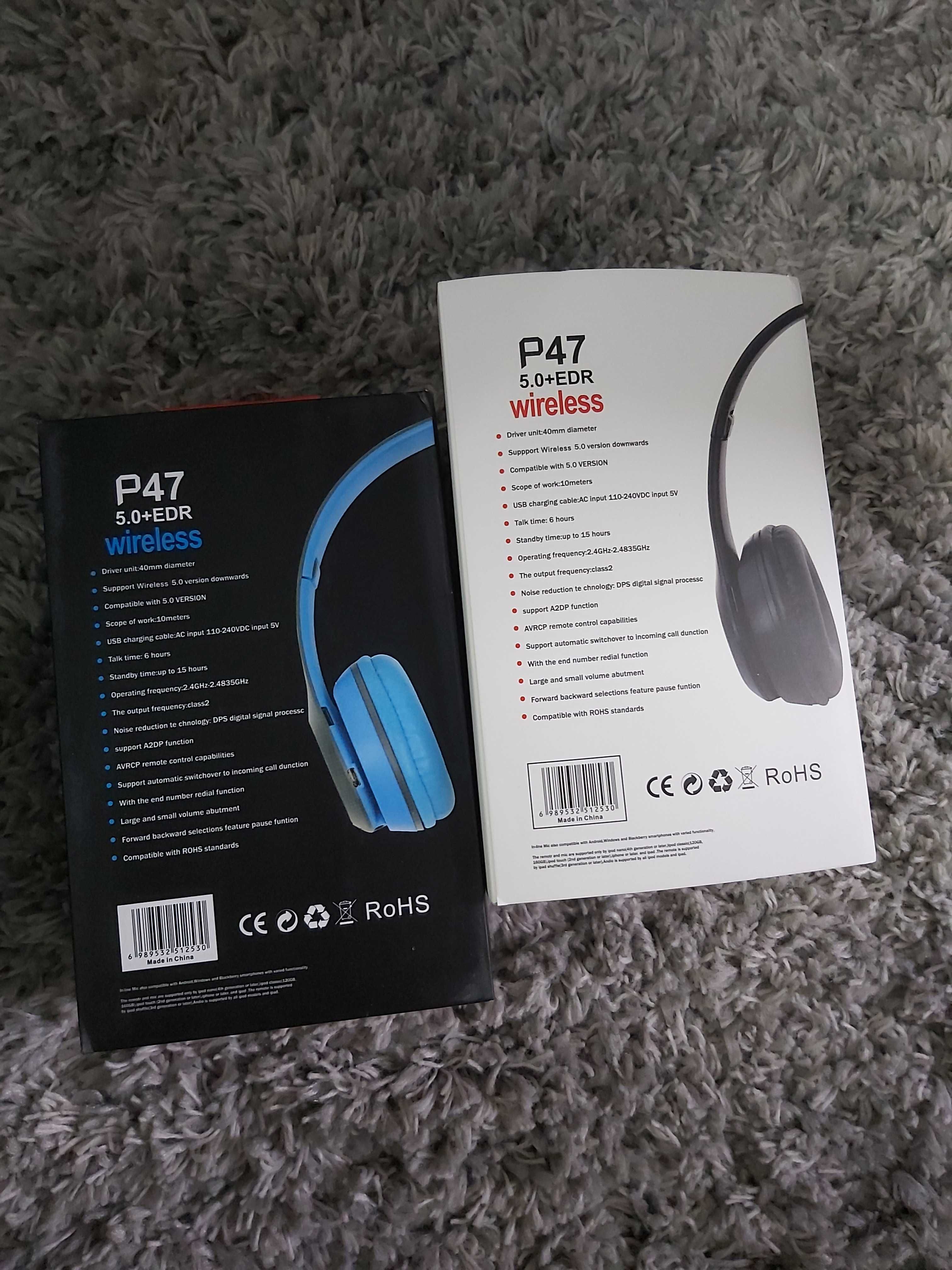 Casti Audio P47 Wireless Bluetooth