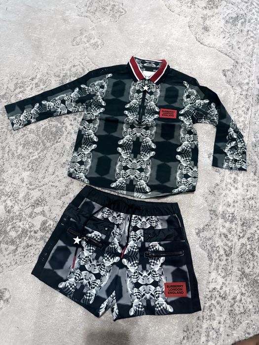 Set pant si camasa BURBERRY ORIGINALA copii 6 ani