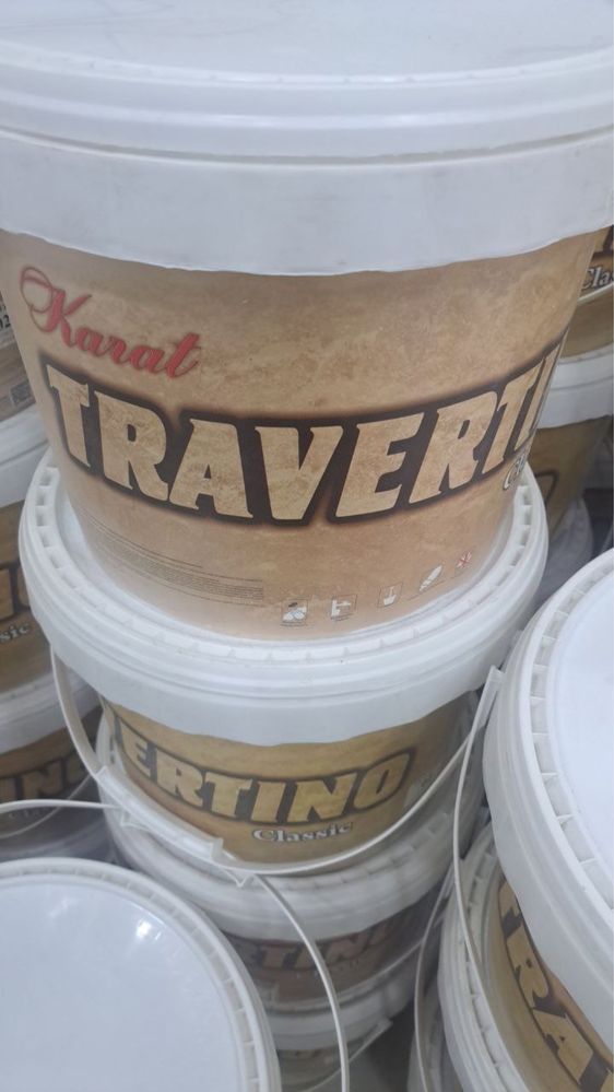 Декоративная штукатурка! KARAT TRAVERTINO !!