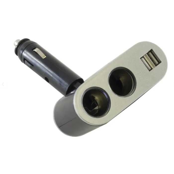 Разклонител за запалка с 2 гнезда и 2 USB - PG151