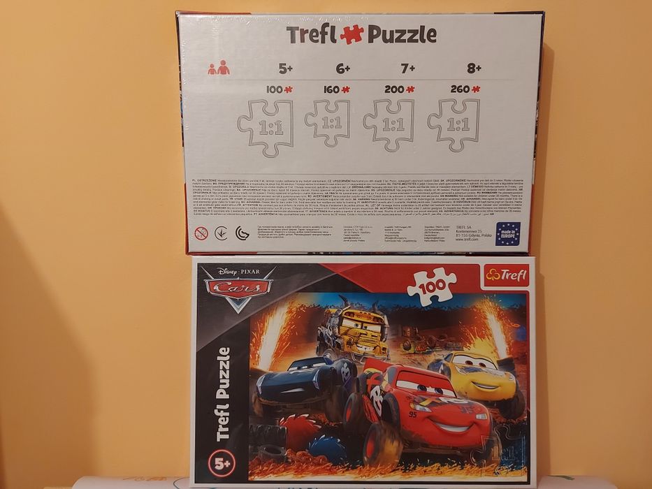 Puzzle Trefl Cars și Spiderman
