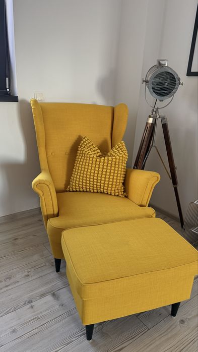 Fotoliu + taburet Ikea