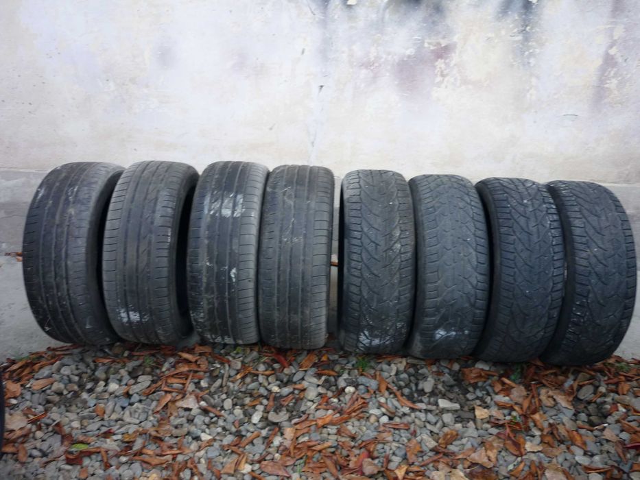 8 Cauciucuri 225/55 R17 - 4iarna + 4 vara