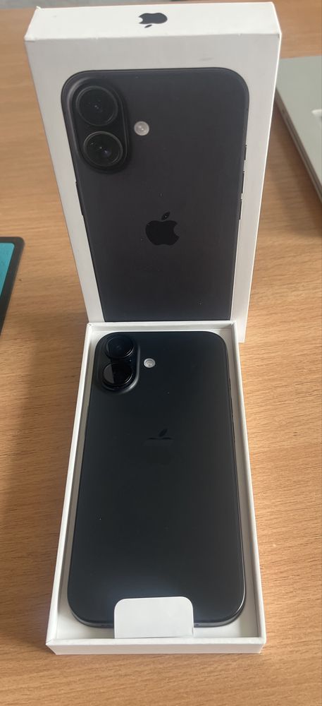 iPhone 16, negru. 128gb