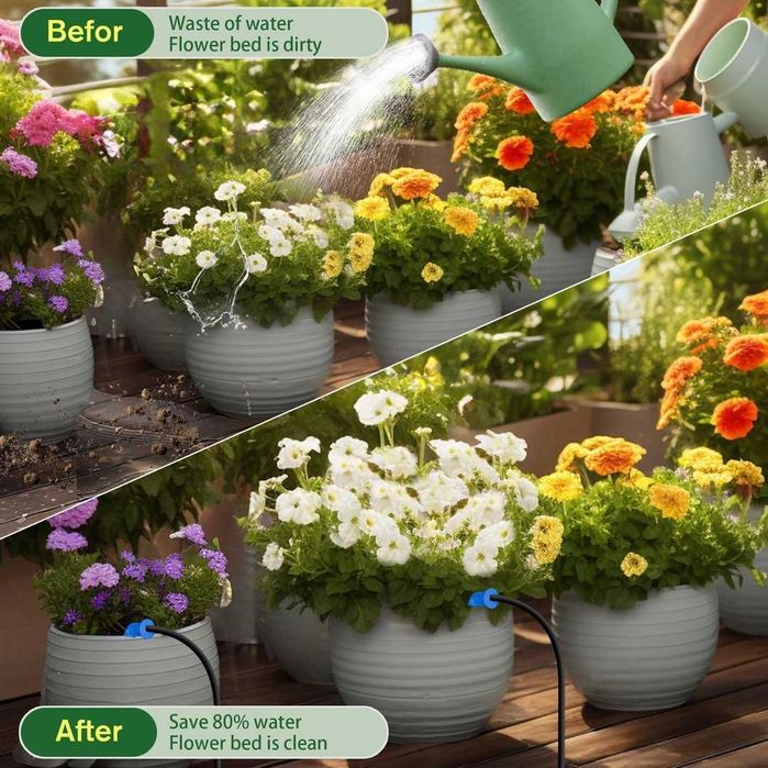 Sistem de irigare solar, sistem de udare solar pentru balcon 15m