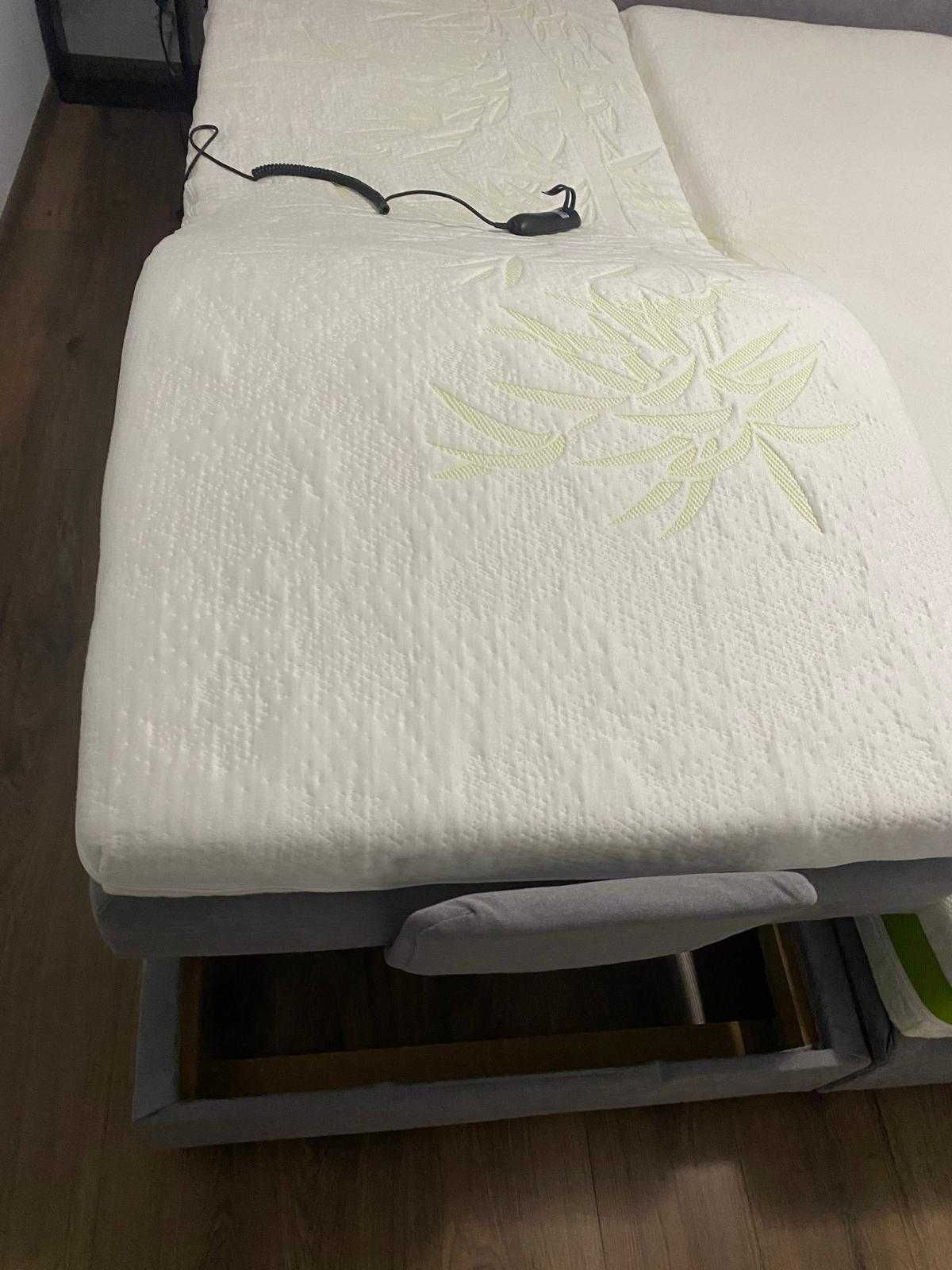 Vand Pat dormitor tip boxspring electric reglabil Polerma 160x200