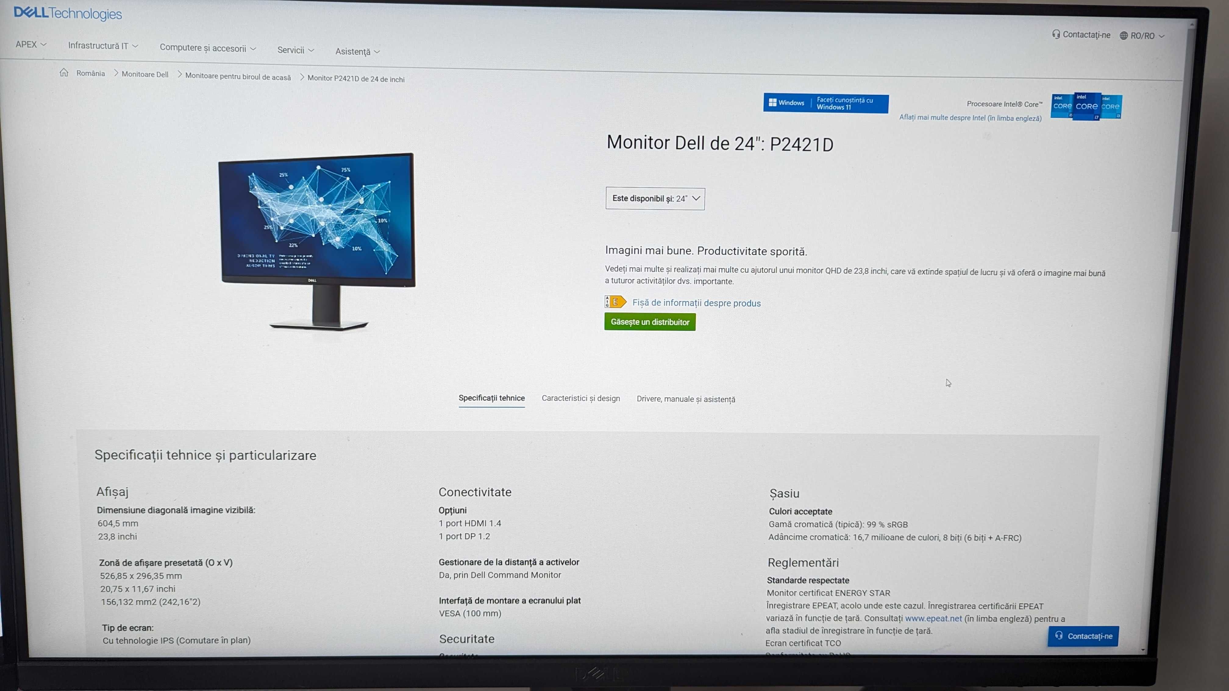 Monitor Dell P2421D