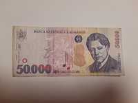 Bancnota enescu 50000 lei