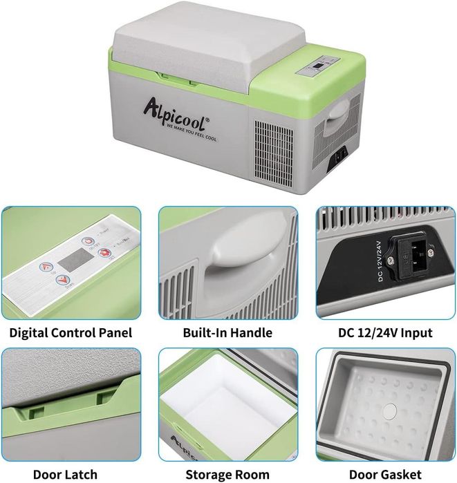 Frigider portabil Alpicool Y20(20L) congelator și răcitor auto 12V/24V