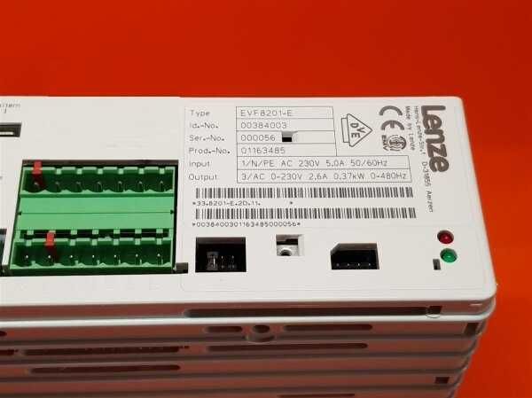 Convertizor de frecventa LENZE EVF8201-E 0.37kW + cutie + accesorii