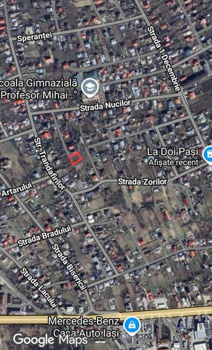 Teren intravilan 454 mp – Valea Lupului, str. Măcrișului