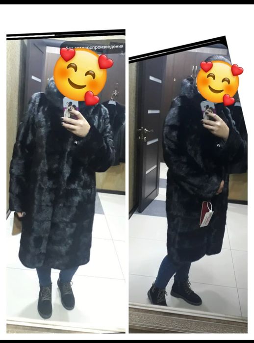 Норковая шуба в отличном состояние