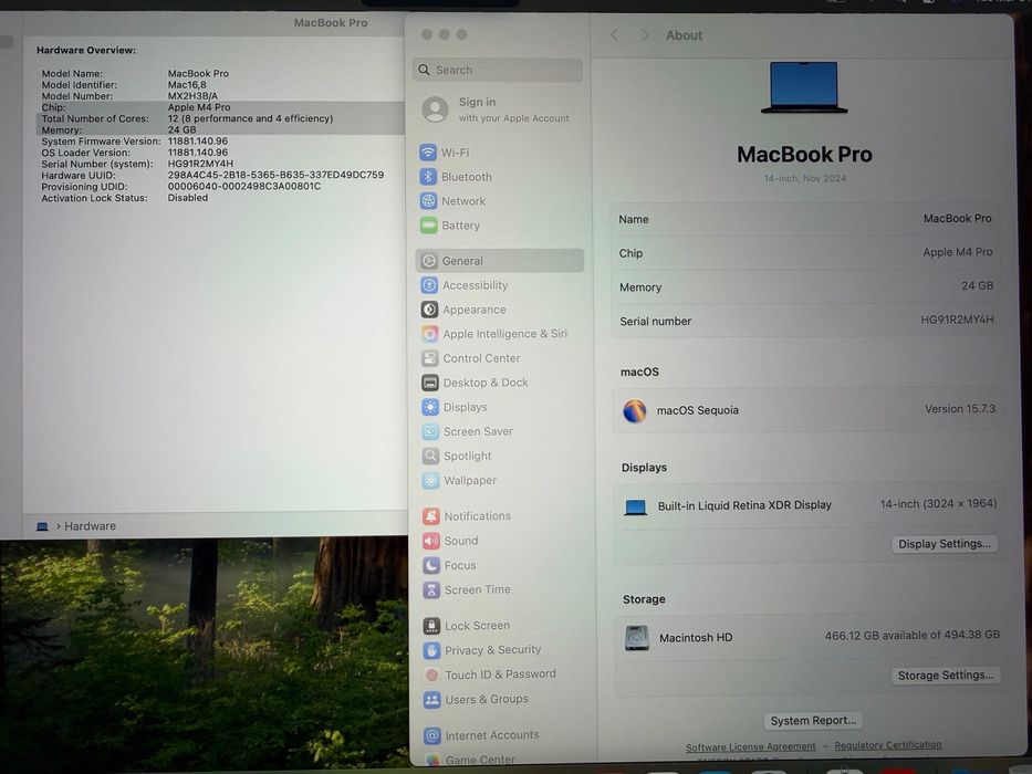 MacBook Pro 14" M4 PRO Chip 12-CPU/16-GPU/24RAM/512SSD — миниатюра 6