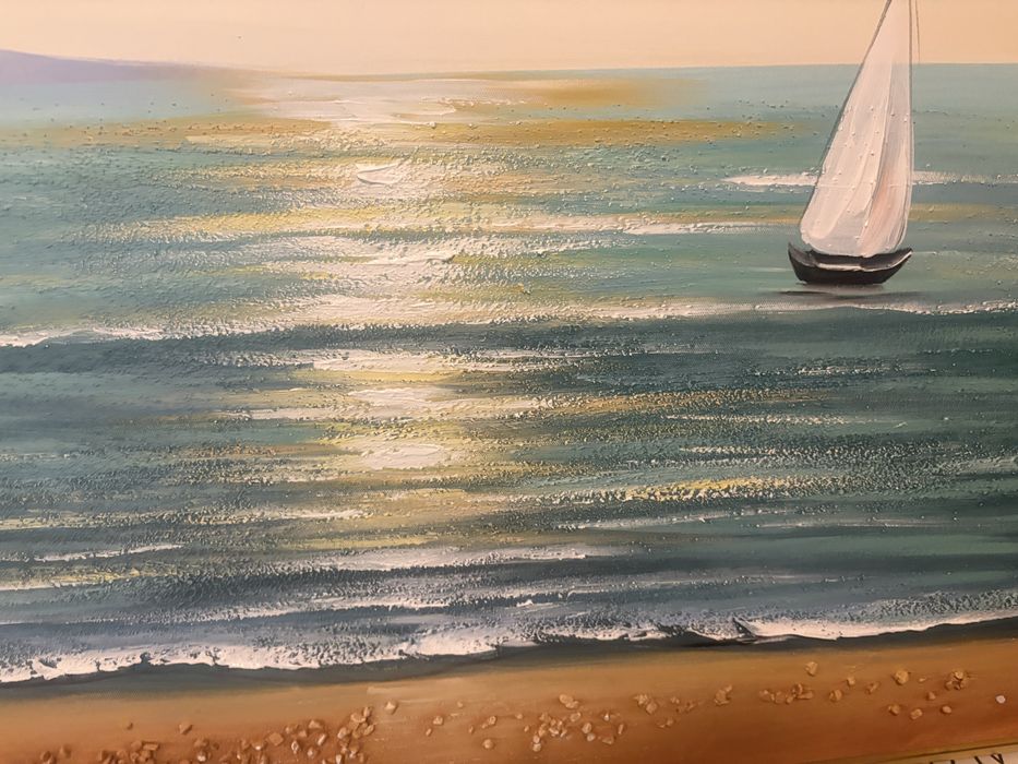 Убикална картина морски залез