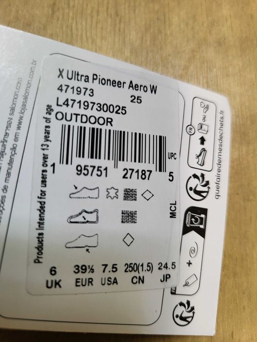 Salomon X Ultra Pioneer Aero W măsura 39 1/3 6 UK 7,5 US