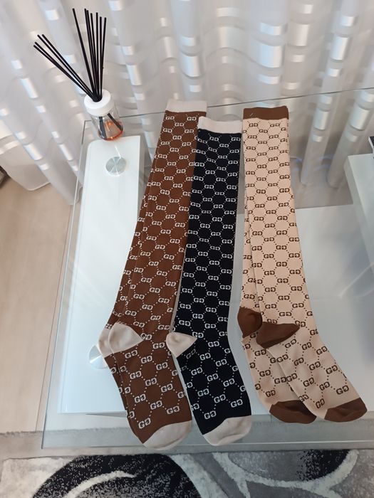Șosete super calitate lungi Gucci set de 3 perechii