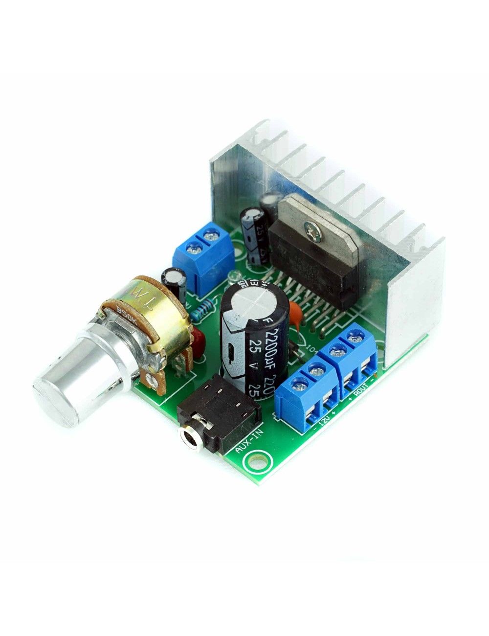 Аудио усилвател TDA7297 2x15W 12V с потенциометър