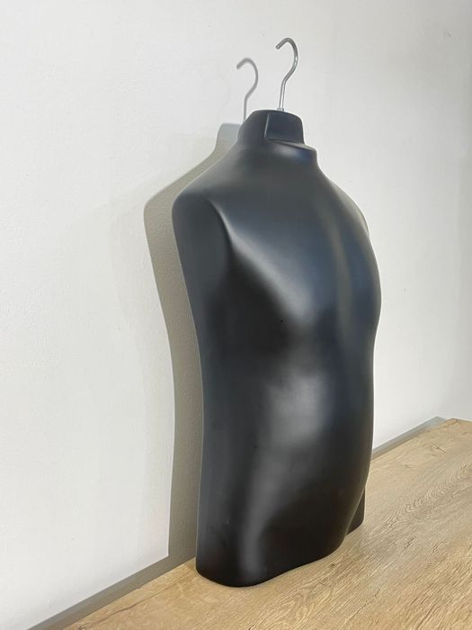 10 Buc. Manechin Tors Masculin Negru; Bust Expunere