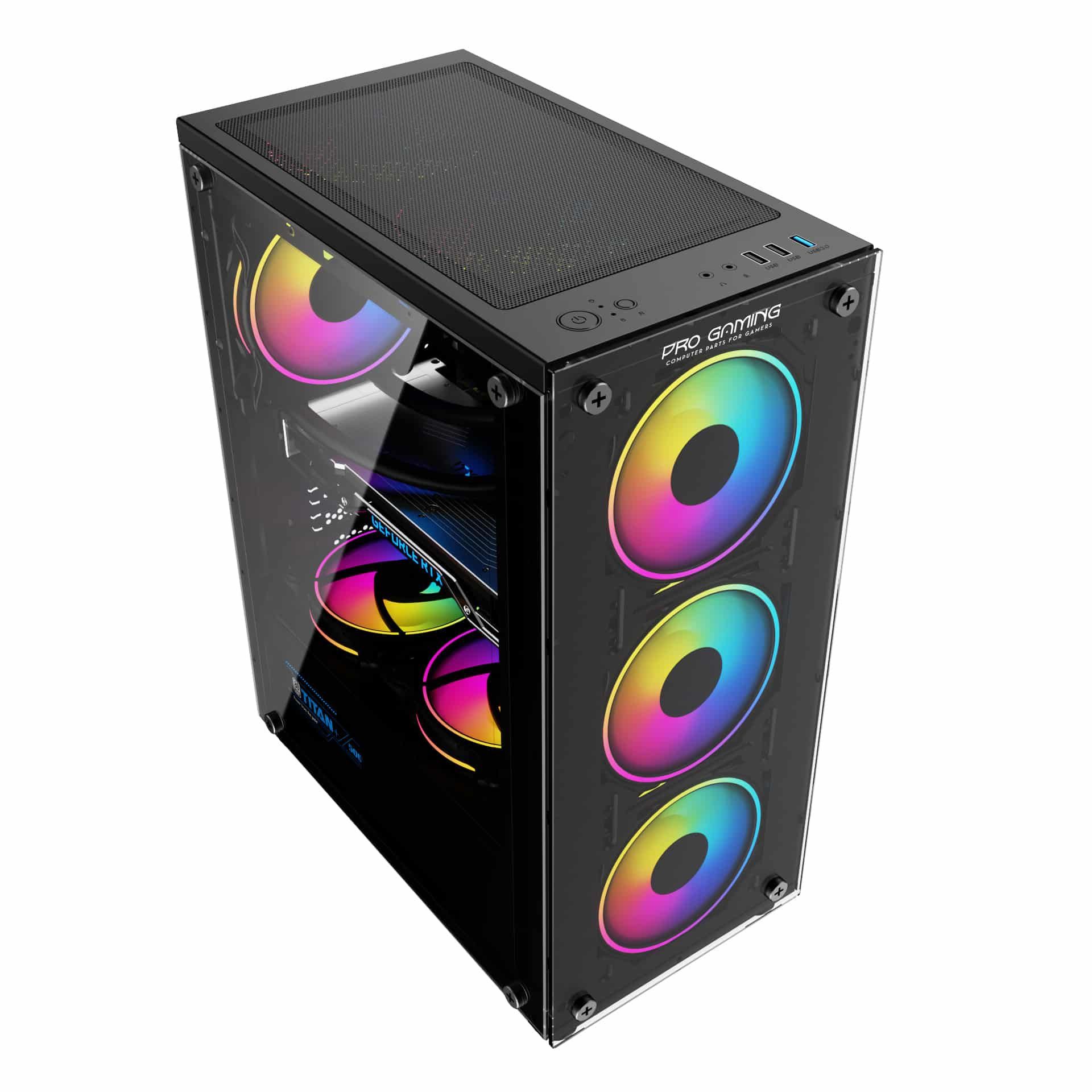 Carcasa Pc Pro Gaming ATX argb