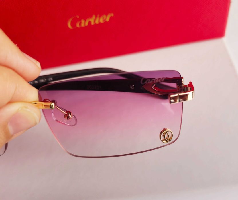 Ochelari de soare Cartier Horn Pink